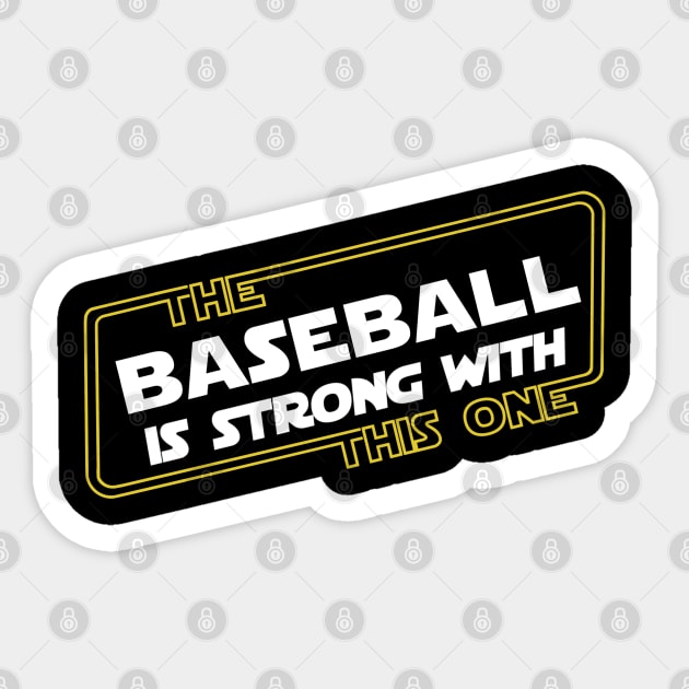 Strong Baseball Sticker by Milasneeze